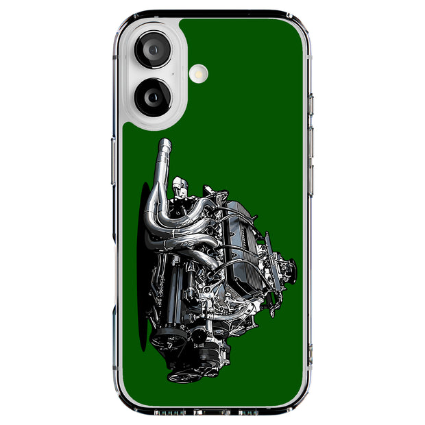 Racing Engine 2 Tough Cases For Apple iPhone (17, 16, 15, 14, 13, 12, 11, X, SE, 8, 7/ Air, Plus, Pro, Max, Mini, XR, XS), Print in USA