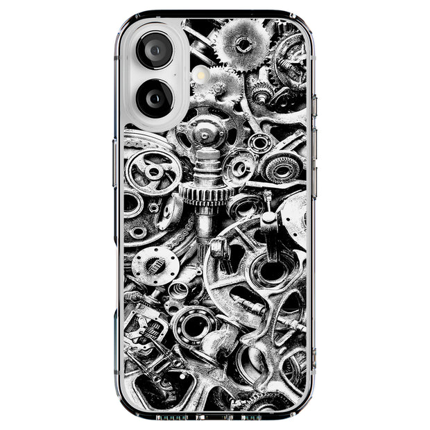 Racing Engine 3 Tough Cases For Apple iPhone (17, 16, 15, 14, 13, 12, 11, X, SE, 8, 7/ Air, Plus, Pro, Max, Mini, XR, XS), Print in USA