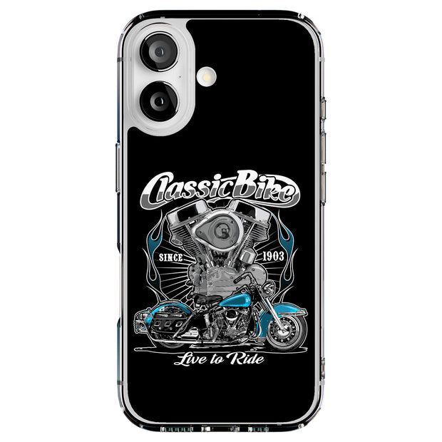 Old Motorbike 1 Tough Cases For Apple iPhone (17, 16, 15, 14, 13, 12, 11, X, SE, 8, 7/ Air, Plus, Pro, Max, Mini, XR, XS), Print in USA