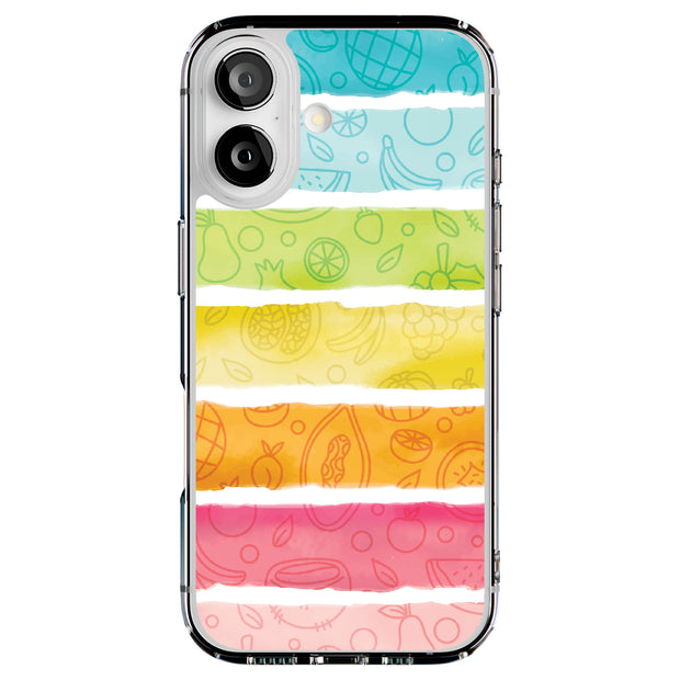 Color Fruit Tough Cases For Apple iPhone (17, 16, 15, 14, 13, 12, 11, X, SE, 8, 7/ Air, Plus, Pro, Max, Mini, XR, XS), Print in USA