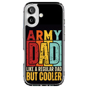 Cool Army Dad Tough Cases For Apple iPhone (17, 16, 15, 14, 13, 12, 11, X, SE, 8, 7/ Air, Plus, Pro, Max, Mini, XR, XS), Print in USA