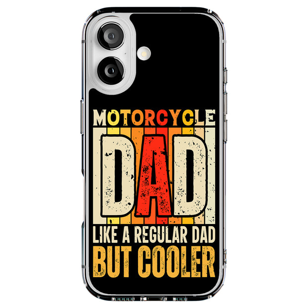 Motorcycle Dad Tough Cases For Apple iPhone (17, 16, 15, 14, 13, 12, 11, X, SE, 8, 7/ Air, Plus, Pro, Max, Mini, XR, XS), Print in USA