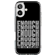 End Gun Violence Tough Cases For Apple iPhone (17, 16, 15, 14, 13, 12, 11, X, SE, 8, 7/ Air, Plus, Pro, Max, Mini, XR, XS), Print in USA
