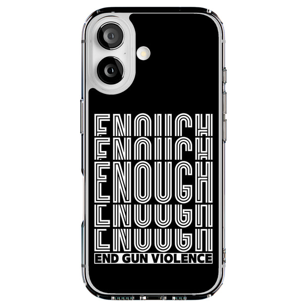 End Gun Violence Tough Cases For Apple iPhone (17, 16, 15, 14, 13, 12, 11, X, SE, 8, 7/ Air, Plus, Pro, Max, Mini, XR, XS), Print in USA