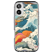Japanese Wave 2 Tough Cases For Apple iPhone (17, 16, 15, 14, 13, 12, 11, X, SE, 8, 7/ Air, Plus, Pro, Max, Mini, XR, XS), Print in USA