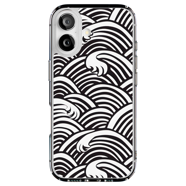 Japanese Wave 7 Tough Cases For Apple iPhone (17, 16, 15, 14, 13, 12, 11, X, SE, 8, 7/ Air, Plus, Pro, Max, Mini, XR, XS), Print in USA