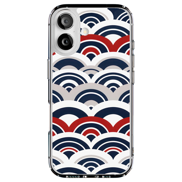 Japanese Wave 8 Tough Cases For Apple iPhone (17, 16, 15, 14, 13, 12, 11, X, SE, 8, 7/ Air, Plus, Pro, Max, Mini, XR, XS), Print in USA