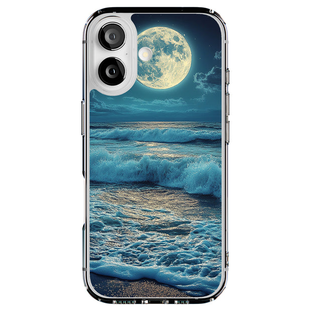 Star Moon Wave2 Tough Cases For Apple iPhone (17, 16, 15, 14, 13, 12, 11, X, SE, 8, 7/ Air, Plus, Pro, Max, Mini, XR, XS), Print in USA