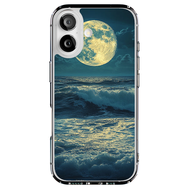 Star Moon Wave3 Tough Cases For Apple iPhone (17, 16, 15, 14, 13, 12, 11, X, SE, 8, 7/ Air, Plus, Pro, Max, Mini, XR, XS), Print in USA
