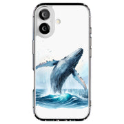 Humpback Whale1 Tough Cases For Apple iPhone (17, 16, 15, 14, 13, 12, 11, X, SE, 8, 7/ Air, Plus, Pro, Max, Mini, XR, XS), Print in USA