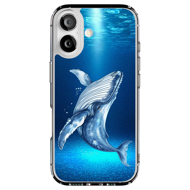 Humpback Whale4 Tough Cases For Apple iPhone (17, 16, 15, 14, 13, 12, 11, X, SE, 8, 7/ Air, Plus, Pro, Max, Mini, XR, XS), Print in USA