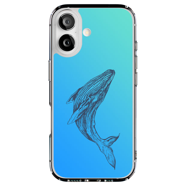 Humpback Whale8 Tough Cases For Apple iPhone (17, 16, 15, 14, 13, 12, 11, X, SE, 8, 7/ Air, Plus, Pro, Max, Mini, XR, XS), Print in USA