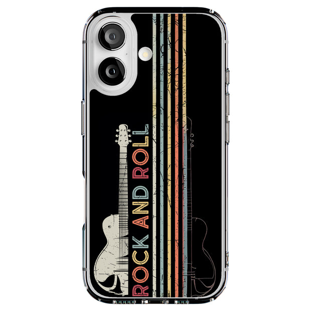 Rock and Roll 1 Tough Cases For Apple iPhone (17, 16, 15, 14, 13, 12, 11, X, SE, 8, 7/ Air, Plus, Pro, Max, Mini, XR, XS), Print in USA