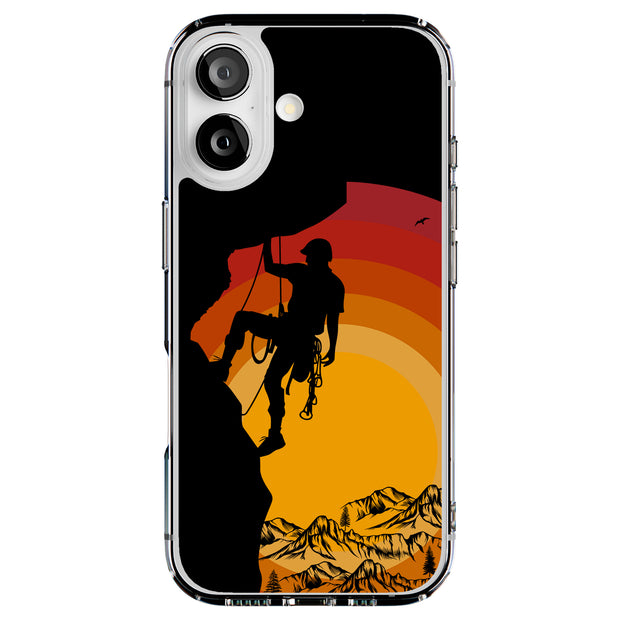 Rock Climber 1 Tough Cases For Apple iPhone (17, 16, 15, 14, 13, 12, 11, X, SE, 8, 7/ Air, Plus, Pro, Max, Mini, XR, XS), Print in USA