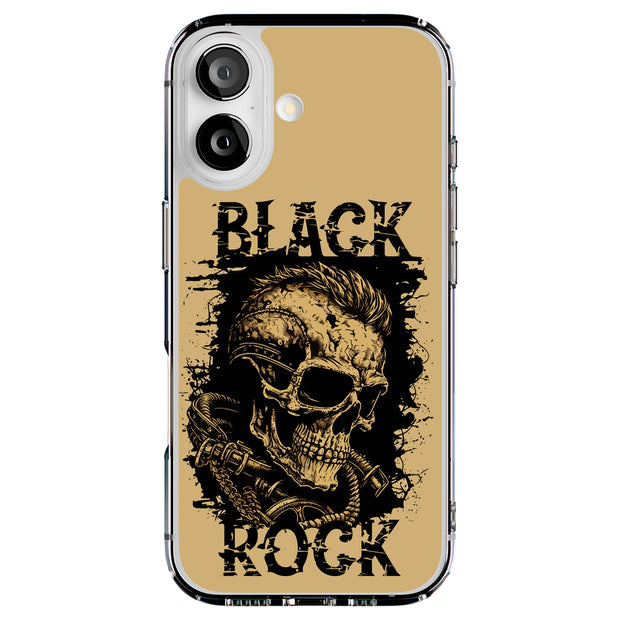 Skull Rock Punk Tough Cases For Apple iPhone (17, 16, 15, 14, 13, 12, 11, X, SE, 8, 7/ Air, Plus, Pro, Max, Mini, XR, XS), Print in USA