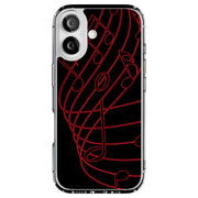 Musical Staff Tough Cases For Apple iPhone (17, 16, 15, 14, 13, 12, 11, X, SE, 8, 7/ Air, Plus, Pro, Max, Mini, XR, XS), Print in USA