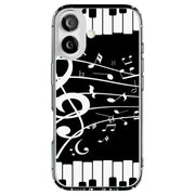 Musical Piano Tough Cases For Apple iPhone (17, 16, 15, 14, 13, 12, 11, X, SE, 8, 7/ Air, Plus, Pro, Max, Mini, XR, XS), Print in USA