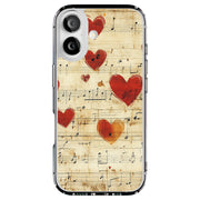 Valentine Music Tough Cases For Apple iPhone (17, 16, 15, 14, 13, 12, 11, X, SE, 8, 7/ Air, Plus, Pro, Max, Mini, XR, XS), Print in USA