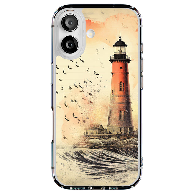 Lighthouse 2 Tough Cases For Apple iPhone (17, 16, 15, 14, 13, 12, 11, X, SE, 8, 7/ Air, Plus, Pro, Max, Mini, XR, XS), Print in USA
