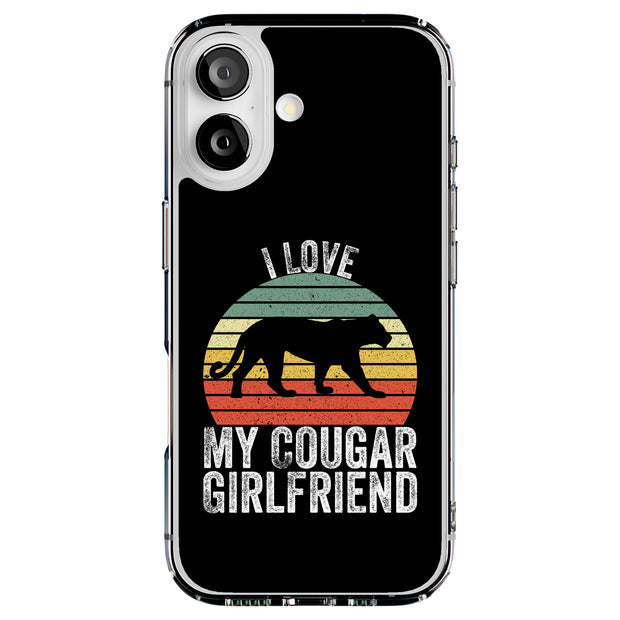 Cougar friend Tough Cases For Apple iPhone (17, 16, 15, 14, 13, 12, 11, X, SE, 8, 7/ Air, Plus, Pro, Max, Mini, XR, XS), Print in USA