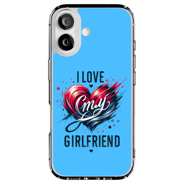 My Girlfriend 1 Tough Cases For Apple iPhone (17, 16, 15, 14, 13, 12, 11, X, SE, 8, 7/ Air, Plus, Pro, Max, Mini, XR, XS), Print in USA