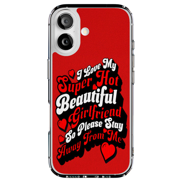 Hot Girlfriend Tough Cases For Apple iPhone (17, 16, 15, 14, 13, 12, 11, X, SE, 8, 7/ Air, Plus, Pro, Max, Mini, XR, XS), Print in USA