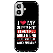 Hot Girlfriend2 Tough Cases For Apple iPhone (17, 16, 15, 14, 13, 12, 11, X, SE, 8, 7/ Air, Plus, Pro, Max, Mini, XR, XS), Print in USA