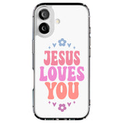 Jesus Love U 2 Tough Cases For Apple iPhone (17, 16, 15, 14, 13, 12, 11, X, SE, 8, 7/ Air, Plus, Pro, Max, Mini, XR, XS), Print in USA