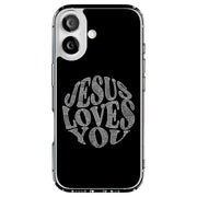Jesus Love U 5 Tough Cases For Apple iPhone (17, 16, 15, 14, 13, 12, 11, X, SE, 8, 7/ Air, Plus, Pro, Max, Mini, XR, XS), Print in USA