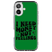 $ Not Feelings Tough Cases For Apple iPhone (17, 16, 15, 14, 13, 12, 11, X, SE, 8, 7/ Air, Plus, Pro, Max, Mini, XR, XS), Print in USA