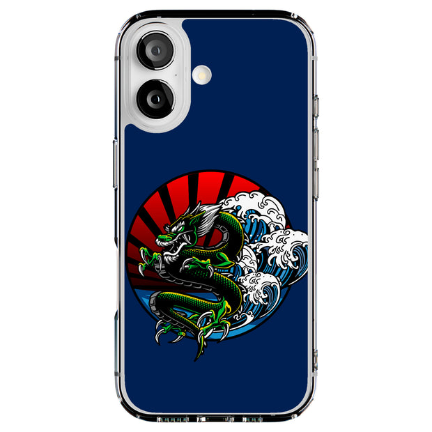 Japanese Dragon Tough Cases For Apple iPhone (17, 16, 15, 14, 13, 12, 11, X, SE, 8, 7/ Air, Plus, Pro, Max, Mini, XR, XS), Print in USA