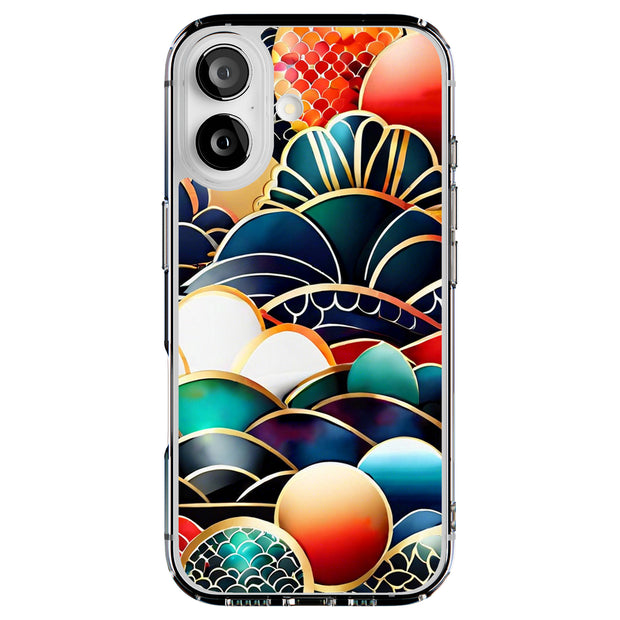 Japanese Wave Tough Cases For Apple iPhone (17, 16, 15, 14, 13, 12, 11, X, SE, 8, 7/ Air, Plus, Pro, Max, Mini, XR, XS), Print in USA