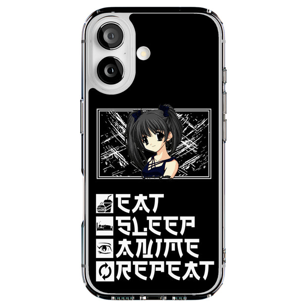 Eat and Anime Tough Cases For Apple iPhone (17, 16, 15, 14, 13, 12, 11, X, SE, 8, 7/ Air, Plus, Pro, Max, Mini, XR, XS), Print in USA