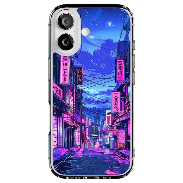 Anime Street 2 Tough Cases For Apple iPhone (17, 16, 15, 14, 13, 12, 11, X, SE, 8, 7/ Air, Plus, Pro, Max, Mini, XR, XS), Print in USA