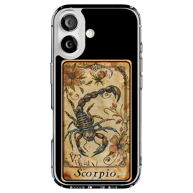 Zodiac Scorpio Tough Cases For Apple iPhone (17, 16, 15, 14, 13, 12, 11, X, SE, 8, 7/ Air, Plus, Pro, Max, Mini, XR, XS), Print in USA