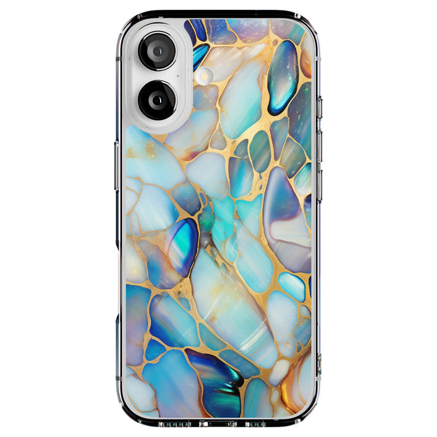 mosaic opal 1 Tough Cases For Apple iPhone (17, 16, 15, 14, 13, 12, 11, X, SE, 8, 7/ Air, Plus, Pro, Max, Mini, XR, XS), Print in USA
