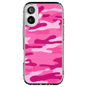 Pink Camouflage Tough Cases For Apple iPhone (17, 16, 15, 14, 13, 12, 11, X, SE, 8, 7/ Air, Plus, Pro, Max, Mini, XR, XS), Print in USA