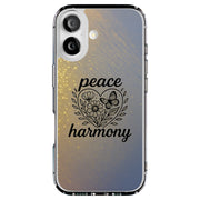 Peace Harmony Tough Cases For Apple iPhone (17, 16, 15, 14, 13, 12, 11, X, SE, 8, 7/ Air, Plus, Pro, Max, Mini, XR, XS), Print in USA