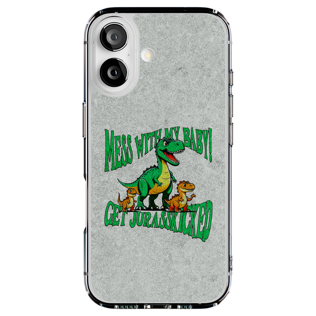 Get Jurasskicked Tough Cases For Apple iPhone (17, 16, 15, 14, 13, 12, 11, X, SE, 8, 7/ Air, Plus, Pro, Max, Mini, XR, XS), Print in USA