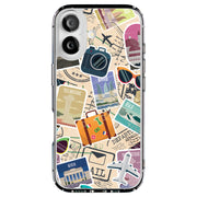 Travel Sticker Tough Cases For Apple iPhone (17, 16, 15, 14, 13, 12, 11, X, SE, 8, 7/ Air, Plus, Pro, Max, Mini, XR, XS), Print in USA