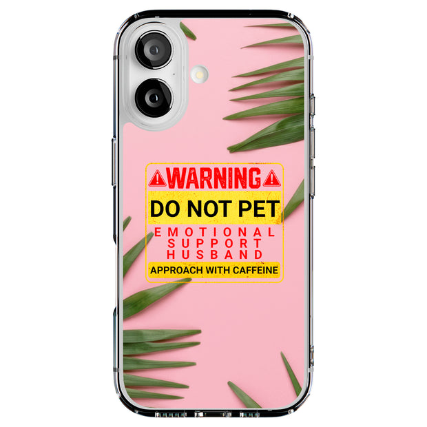 Emotional Support Tough Cases For Apple iPhone (17, 16, 15, 14, 13, 12, 11, X, SE, 8, 7/ Air, Plus, Pro, Max, Mini, XR, XS), Print in USA