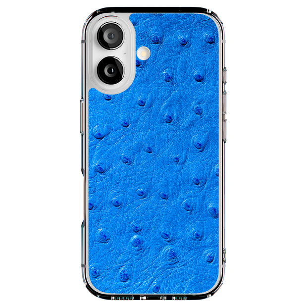 Blue Ostrich Tough Cases For Apple iPhone (17, 16, 15, 14, 13, 12, 11, X, SE, 8, 7/ Air, Plus, Pro, Max, Mini, XR, XS), Print in USA
