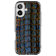 Blue Crocodile Tough Cases For Apple iPhone (17, 16, 15, 14, 13, 12, 11, X, SE, 8, 7/ Air, Plus, Pro, Max, Mini, XR, XS), Print in USA