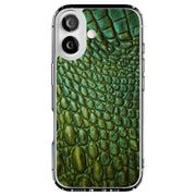Satin Crocodile Tough Cases For Apple iPhone (17, 16, 15, 14, 13, 12, 11, X, SE, 8, 7/ Air, Plus, Pro, Max, Mini, XR, XS), Print in USA