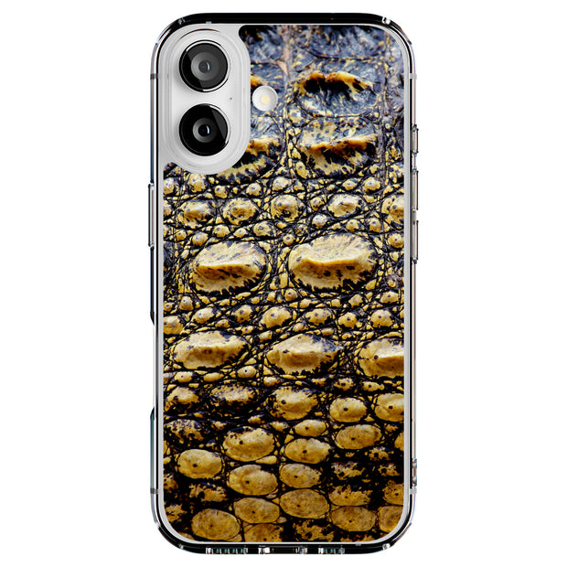 Crocodile 03 Tough Cases For Apple iPhone (17, 16, 15, 14, 13, 12, 11, X, SE, 8, 7/ Air, Plus, Pro, Max, Mini, XR, XS), Print in USA