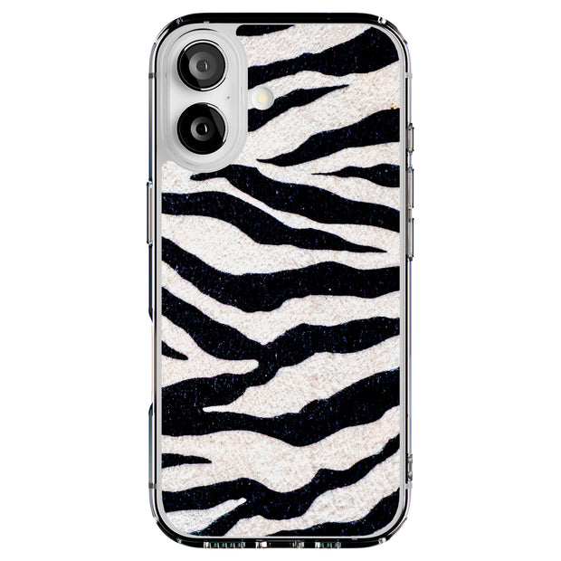 Zebra Stripe 1 Tough Cases For Apple iPhone (17, 16, 15, 14, 13, 12, 11, X, SE, 8, 7/ Air, Plus, Pro, Max, Mini, XR, XS), Print in USA