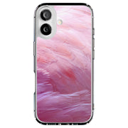Pink Feather Tough Cases For Apple iPhone (17, 16, 15, 14, 13, 12, 11, X, SE, 8, 7/ Air, Plus, Pro, Max, Mini, XR, XS), Print in USA