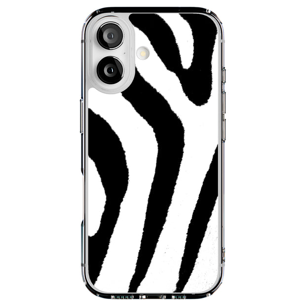 Zebra Stripe Tough Cases For Apple iPhone (17, 16, 15, 14, 13, 12, 11, X, SE, 8, 7/ Air, Plus, Pro, Max, Mini, XR, XS), Print in USA
