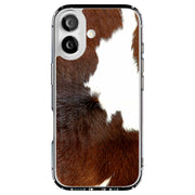 Dairy Cow Fur Tough Cases For Apple iPhone (17, 16, 15, 14, 13, 12, 11, X, SE, 8, 7/ Air, Plus, Pro, Max, Mini, XR, XS), Print in USA