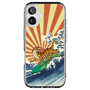 Japanese Tiger Tough Cases For Apple iPhone (17, 16, 15, 14, 13, 12, 11, X, SE, 8, 7/ Air, Plus, Pro, Max, Mini, XR, XS), Print in USA